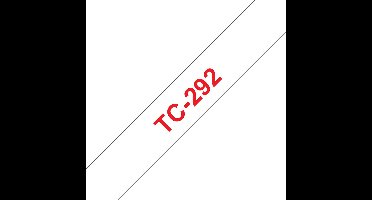 TC-292 - 9mm - red on white for PT-8E /PT-2000 / PT-3000 / PT-5000