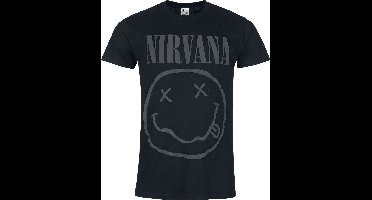 Nirvana Smile Logo 3D Druck Heren T-shirt - zwart - L