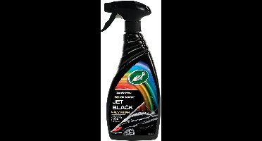 Turtle Wax Hybrid Jet Black Spray Polish - Verwijdert snel onvolkomenheden - Voor een zwart eindresultaat - Helpt glans te behouden - Maximale bescherming door synthetische polymeren - 500ml