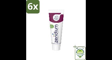 Zendium - Tandpasta - Sensitive+ White - 75 ml - Voordeelverpakking - 6 stuks - Gevoelige tanden - Tandpasta