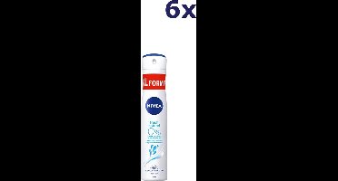 6x Nivea Deospray Men - Fresh Natural 200 ml