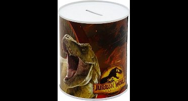 Jurassic World Spaarpot - Tin spaarpot voor kinderen en volwassenen - 12 cm