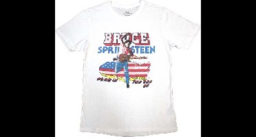 Bruce Springsteen - Born In The USA '85 Heren T-shirt - 2XL - Wit
