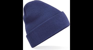Scoby - Wintermuts - Beanie - Muts - Gehaakte - Hippe Muts - Winter accessoire - Donkerblauw