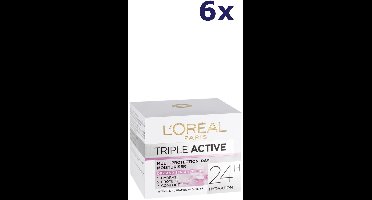 l' Oreal Triple Active Dagcrème Dry & Sensitive Skin - 6 x 50 ml