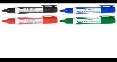 Q-CONNECT Premium whiteboard marker | 3 mm | ronde punt | blauw