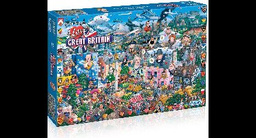 I Love Great Britain Puzzel (1000 stukjes)