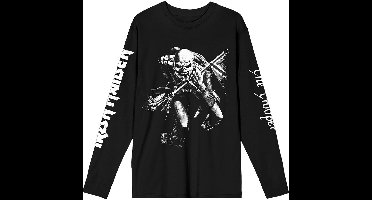 Iron Maiden - 50 Trooper Isolated Longsleeve shirt - S - Zwart