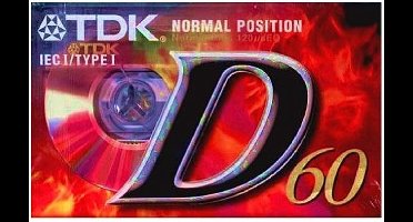 TDK D60 Audio cassettebandjes Normal position (10 pack)