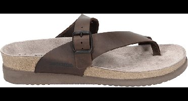 mephisto - HELEN SCRATCH - Dames slippers - Kleur: Bruin - Maat: 41