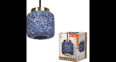 LEDVANCE Decor Terrazzo Ball hanglamp 1XGU10 blauw