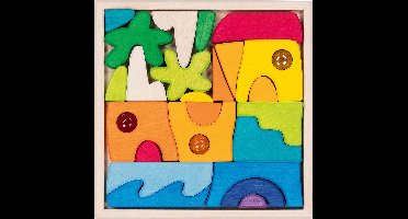 GOKI Puzzel - Honolululandschap - 23X23X3Cm - 30 Delen - 4 Jaar