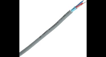 Dynamic signaalkabel afgeschermd Y(st)Y 1x2x0.8mm² Dca-s2,d0,a3 grijs per rol 100 meter