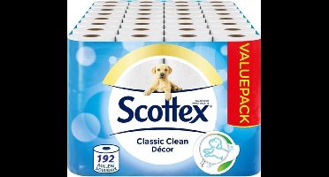 VOORDEELVERPAKKING 192 ROLLEN Page / Scottex 2-Laags WC papier