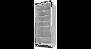 Vrieskast - 600 L - Zwart - met Glazen Deur