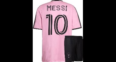 Messi Miami Voetbaltenue Thuis - 2024-2025 - Voetbal Tenue Kinderen - Shirt en Broekje - Jongens en Meisjes - Volwassenen - Heren en Dames - Maat 128