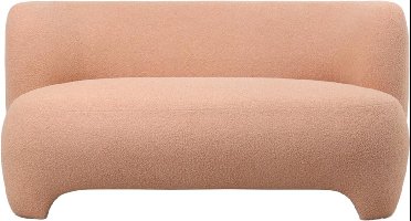 Leitmotiv Bank Ardor - Bruin - 142x81x71cm - Scandinavisch