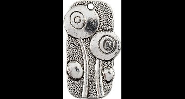 Creotime Sieradenhangers 37 X 20 Mm 6 Stuks Zilver