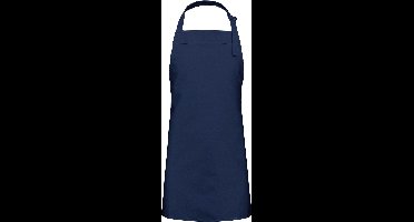 Benza Schort - Neutrale, Blanco, Luxe, Mooie Kinderen Keukenschort - Donkerblauw