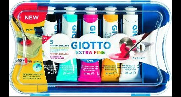 Giotto Giotto Extra Fine Poster Paint - Box Of 5 Tubes 21Ml