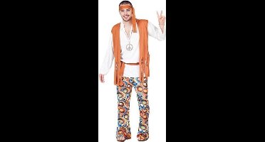Hippie verkleedkleding man - Maat S