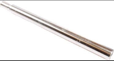 Zadelpen aluminium 272x350 kaars - ZILVER