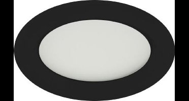 Groenovatie LED Inbouwspot - 3W - Rond - Warm Wit - Waterdicht IP65 - Badkamer - Ø 89 mm - Zwart