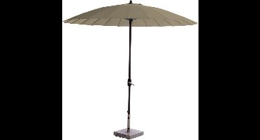 Manilla parasol - Ø250 cm - carbon black - taupe