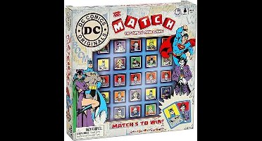 DC Comics Top Trumps Match - Bordspel voor 5 op een rij - Geheugenoefening