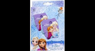 Frozen opblaasbare zwemmouwtjes - Anna & Elsa zwembandjes - 25 x 15cm - Paars - Voor bij het zwembad!