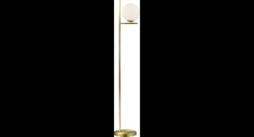 TRIO PURE - Vloerlamp - Messing mat - excl. 1x E14 3,5 W - Afstandsbediening - Geintegreerde dimmer - Traploos instelbare lichtkleur - Nachtlampje - Niet extern dimmerbaar - Geheugenfunctie - Eenvoudig te bevestigen