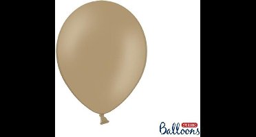 """Strong Ballonnen 30cm, Pastel Cappuccino (1 zakje met 50 stuks)"""