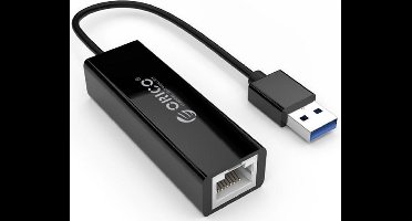 Orico USB naar Gigabit Ethernet adapter 13cm - Zwart