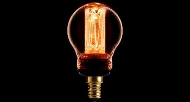 ETH Led kooldraad kogel E14 2.3w/9w 1800k goud dimbaar 65L