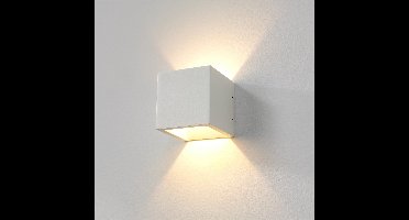 Artdelight - Wandlamp Cube - Wit - LED 6W 2700K - IP54 - Dimbaar