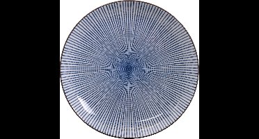 Tokyo Design Studio Sendan Tokusa Blue Bord Ø 21,5 cm
