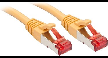 LINDY 47769 RJ45 Netwerkkabel, patchkabel CAT 6 S/FTP 15.00 m Geel 1 stuk(s)