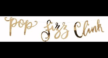 Ginger Ray - Metallic Star - Slinger Pop, Fizz, Clinck Goud (1,5 m)