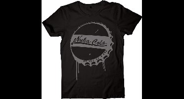 Fallout 4 - Nuka-Cola Bottle Cap Heren T-shirt - zwart - XL