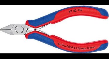 Knipex 77 52 115 Zijsnijtang Spitse Platte kop 115mm