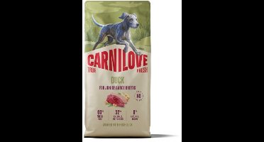 CARNILOVE TRUE FRESH - Dog - Duck for Junior Large breeds 12 kg