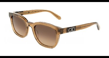 Ferragamo SF2107S Transparent brown 54/21/145 MAN Zonnebrillen