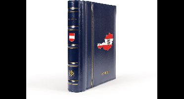 LEUCHTTURM SF-voordrukalbum PERFECT DP klassiek Oostenrijk, blauw