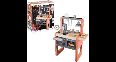 Smoby - Speelgoedkeuken - Safraan keuken rollenspel met tal van accessoires