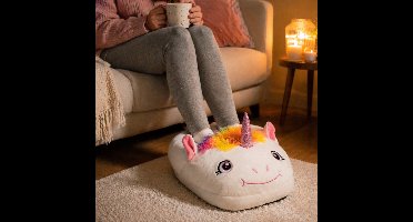 Unicorn Voetwarmer – zachte pluizige sloffen – Schattige Dierensloffen – Houdt Voeten Warm – One-Size – one-size-fits-all – Comfortabel & Lichtgewicht – Perfect Cadeau voor Kinderen en Tieners