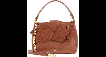 Ted Baker handtas schoudertas Ssansa Knot Bow Mini Top Handle Bag Tan bruine