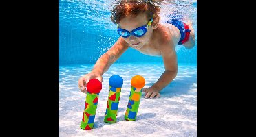 Eddy Toys Duik en Gooi Speelgoed - Duikspeelgoed Zwembad Kinderen - Water Speelgoed - 1 stuk