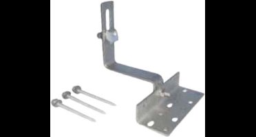 V-TAC Zonnepaneel - Structuur Accessoires - Verstelbaar Portret Betonnen Dakpannen Haak - Roestvrij Staal Nr. 304 - Houtschroef - 3 stuks