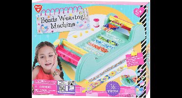 Play armbanden weefmachine set - kralen speelgoed creatief 16-delig.