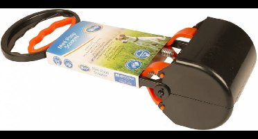 Poop scooper hoogte 60 cm zwart oranje